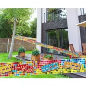 Markeringstape happy birthday 15 meter