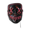 LED-maske horror red