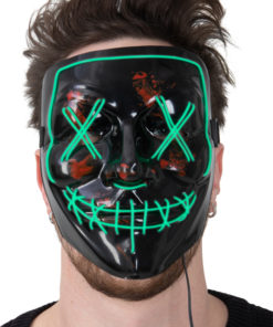 LED-maske horror green