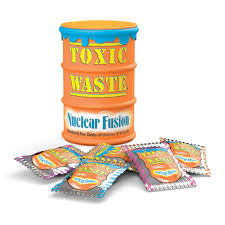 Toxic waste orange drum