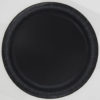 Pappfat ensfarget svart 18cm 8pk