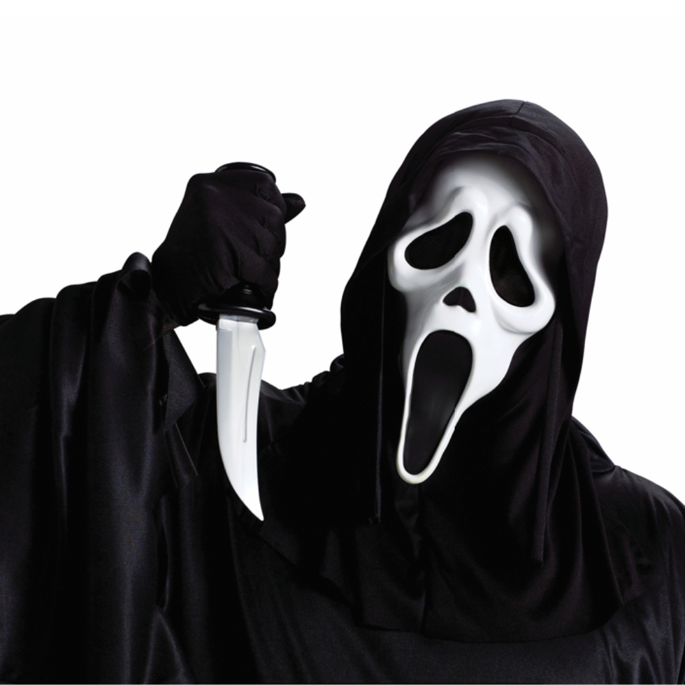 Scream maske og kniv