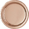 Pappfat metallic rosegold 23cm 8pk