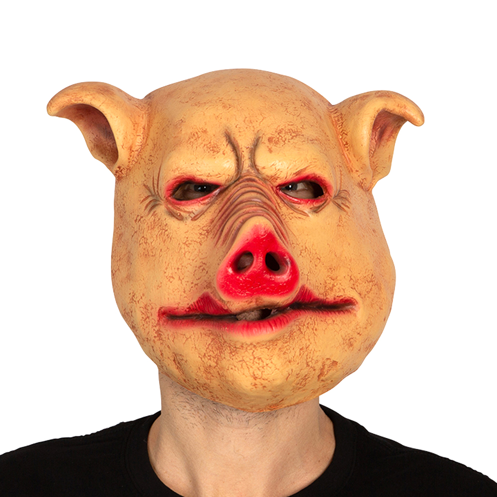 Latexmaske pig man 2023