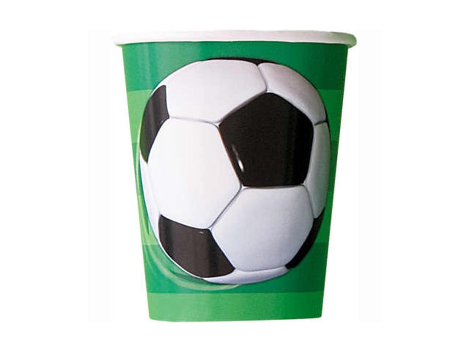 3D Fotball pappkopper 8pk