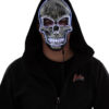 LED-maske skull white