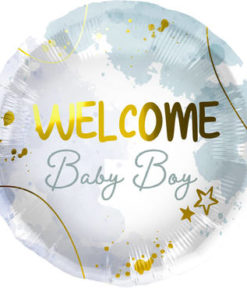 Welcome Baby Boy folieballong