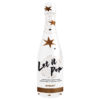 Confetti Bottle Rosegold Star Foil 32cm