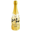 Confetti Bottle Gold Rectangular Foil 32cm