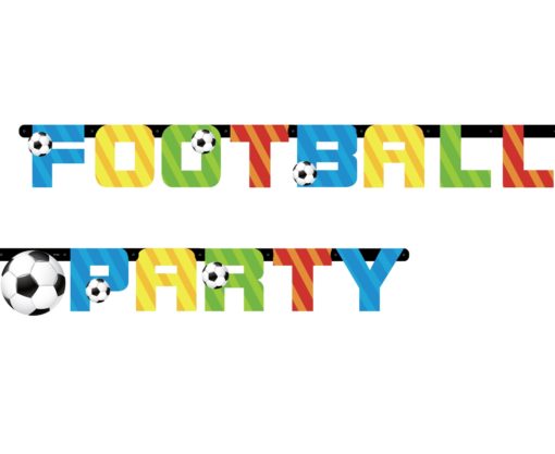 Fotball party banner 160cm