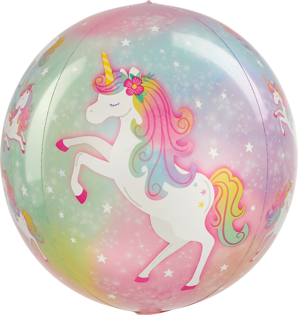 Enchanted unicorn Ballongball ORBZ 38x40cm