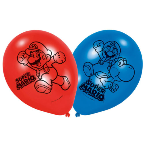 Super Mario gummiballonger 6pk