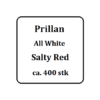 Prillan All White Salty Red S3 (400 stk)