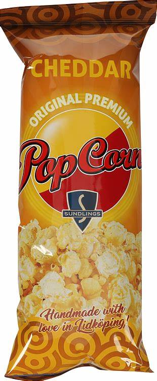 Popcorn cheddar 100g