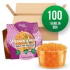 Passion fruit pearls sleeve pack 100 g