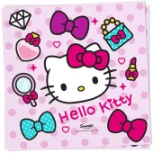 Hello Kitty Fashion Stylish servietter 20pk