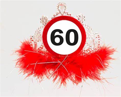 Traffic sign tiara 60 år