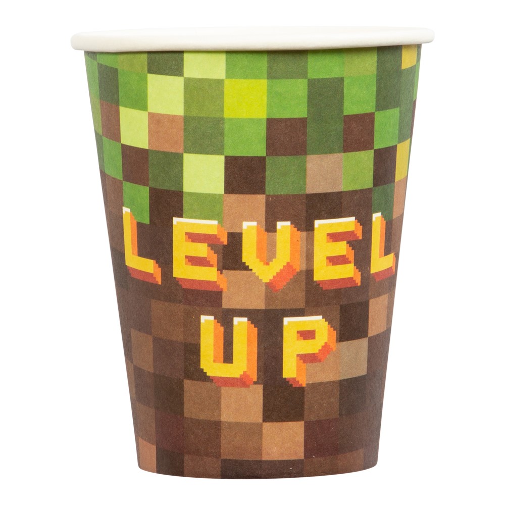 Minecraft level up pappkopper 8pk