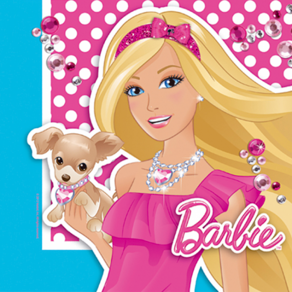 Barbie servietter 16 pk