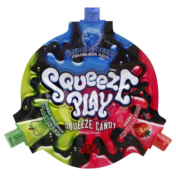 Squeeze play candy