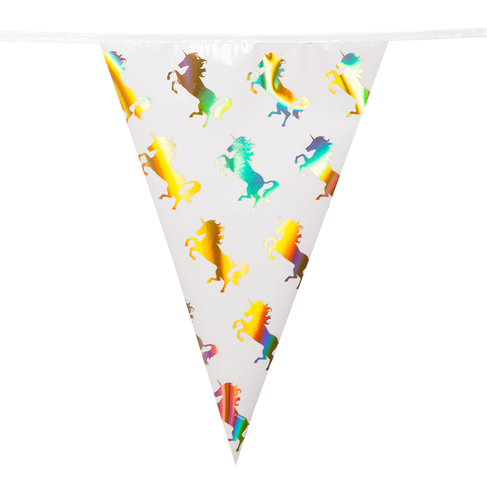 Gull unicorn flaggbanner 4 m