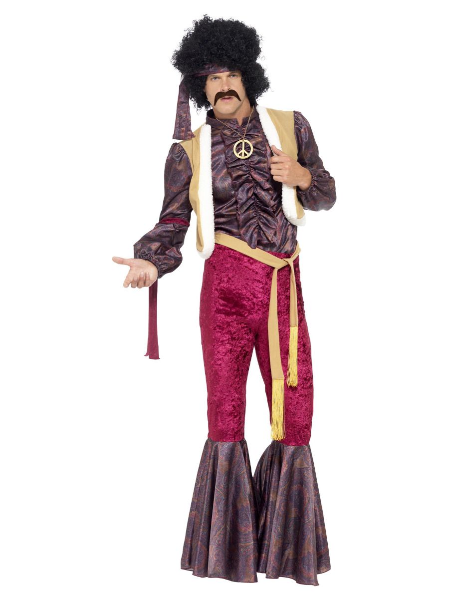 70s psychedelic rocker costume XL