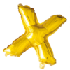Bokstavballong- X gull 41 cm
