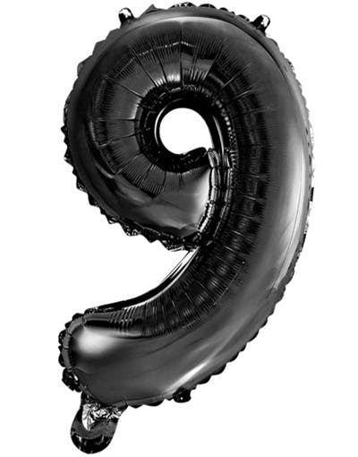 Tallballong 9- svart 41 cm