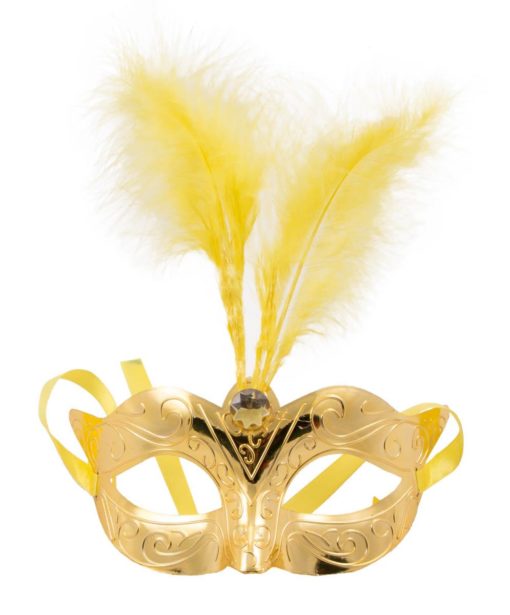 Maske metallic gold