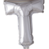 Bokstavballong- T sølv 41 cm