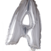 Bokstavballong- A sølv 41 cm