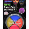 Neon face paint make up kit