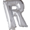Bokstavballong- R sølv 41 cm