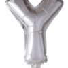 Bokstavballong- Y sølv 41 cm