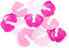 Bordkonfetti XL babyfot rosa