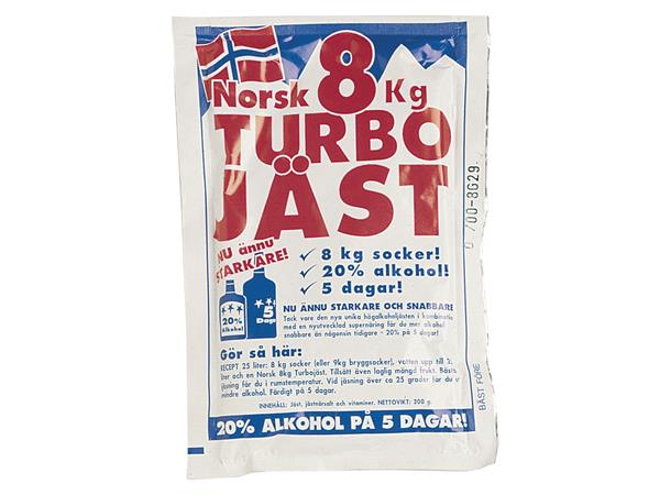 Norsk 8 kg Turbo Gjær
