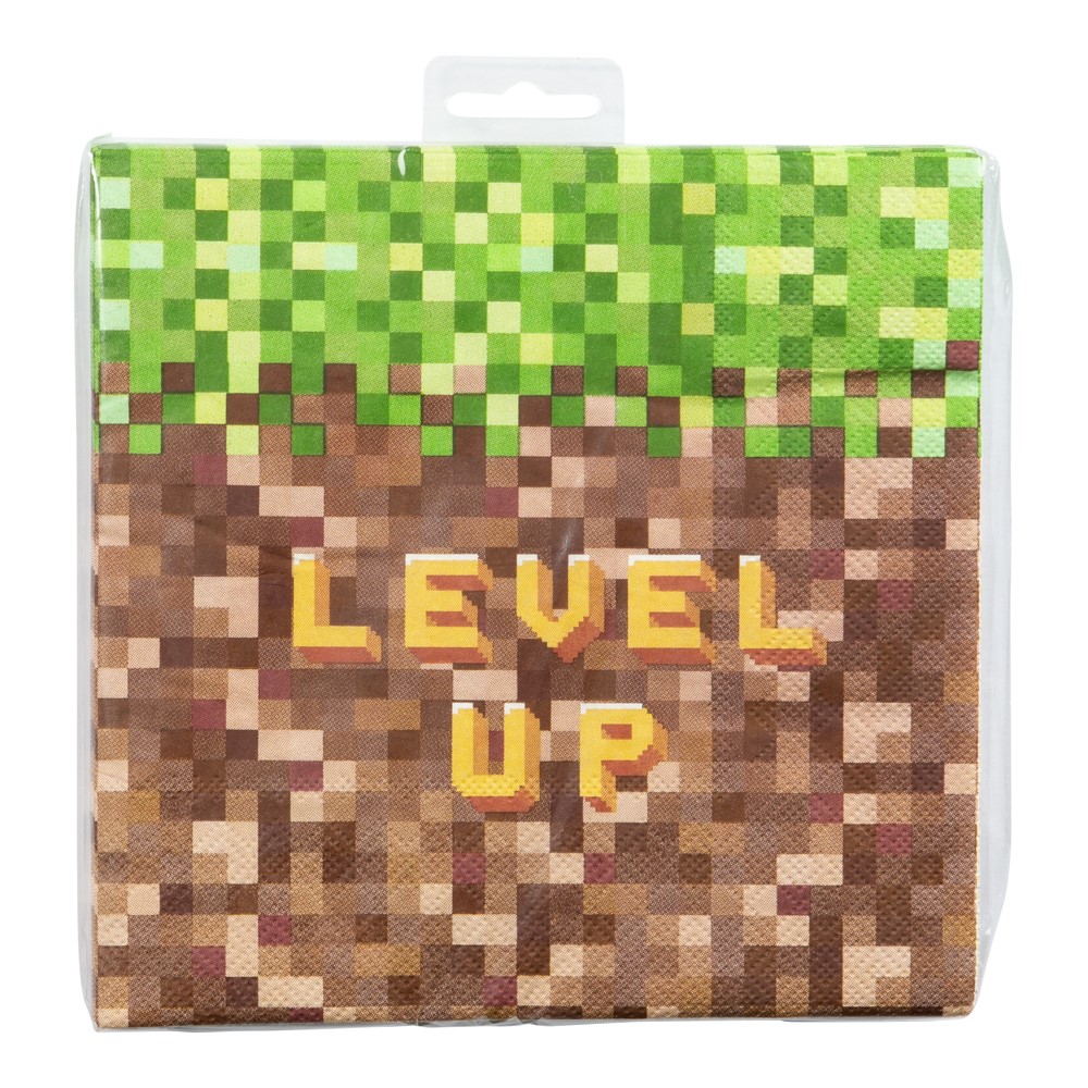 Minecraft level up Servietter 16pk