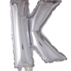 Bokstavballong- K sølv 41 cm