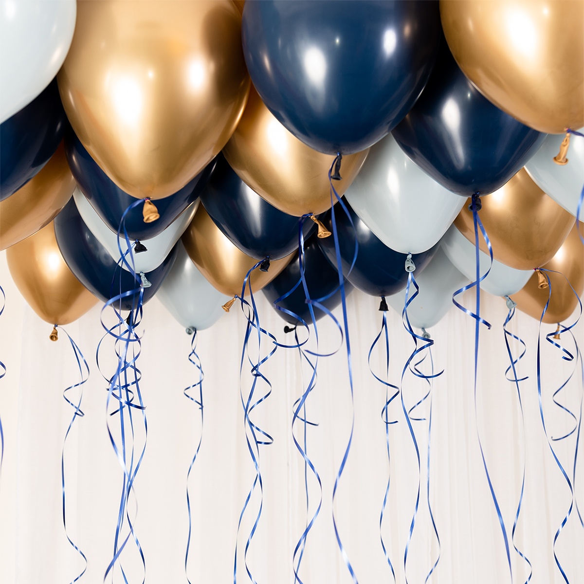 Balloon ceiling kit-premium blue