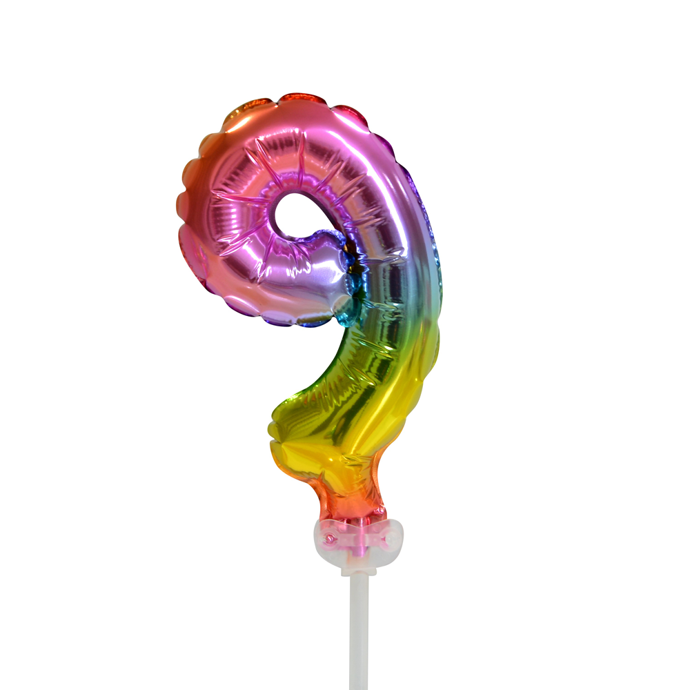 Kakeballong 9 rainbow