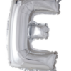 Bokstavballong- E sølv 41 cm