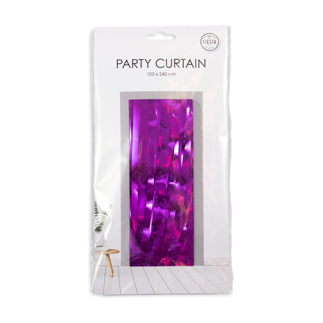 Partygardin purple 100x240cm