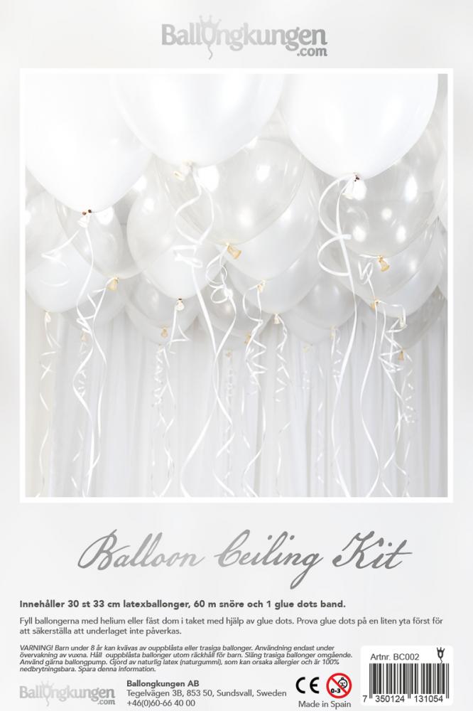 Balloon Ceiling Kit - White