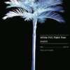 Palmetre i hvit PVC 280cm