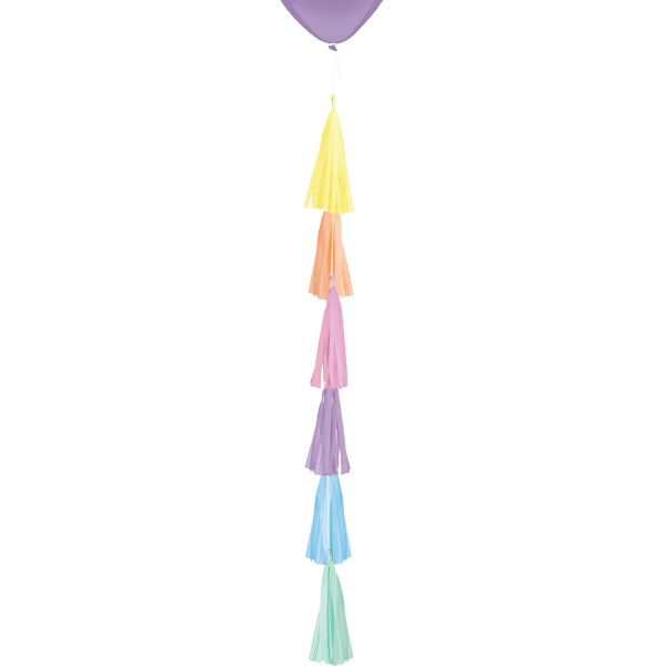 Balloon tassles rainbow