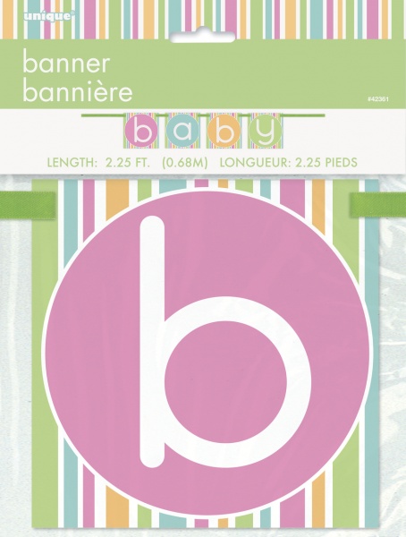 Banner pastel babyshower
