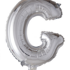 Bokstavballong- G sølv 41 cm