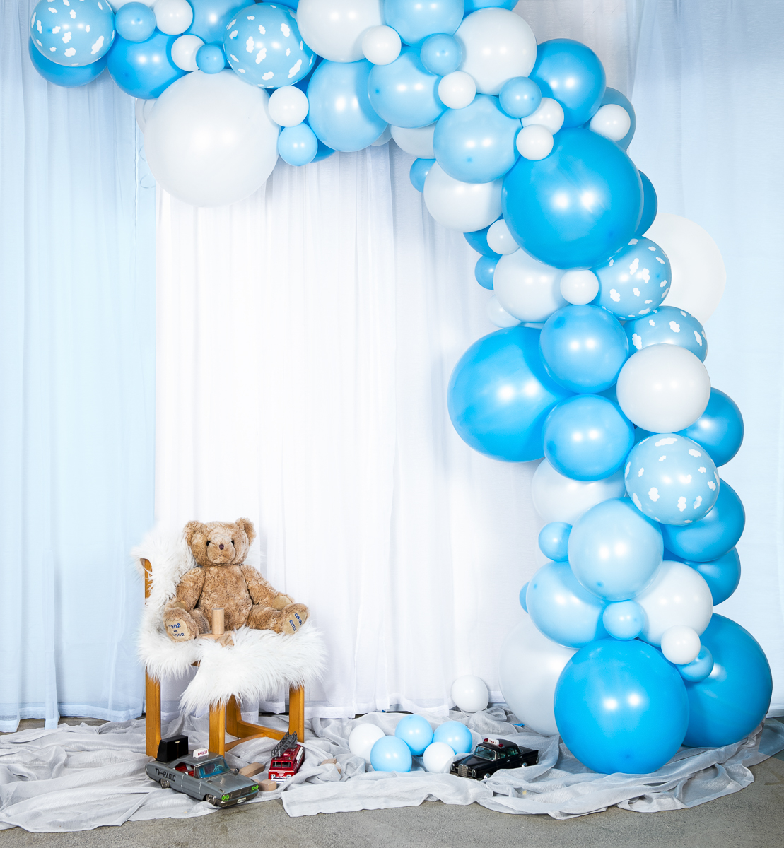Balloon arch kit- baby blue