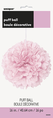 Pom-pom lys rosa 40 cm