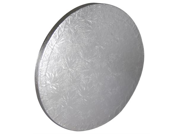 Rundt kakefat sølv 30,5cm